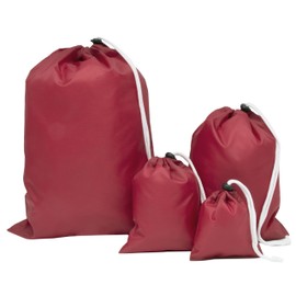 ZOLLNER Set of 4 Packing Bags for Suitcases, Backpacks, Travel Bags and Much More, Red
