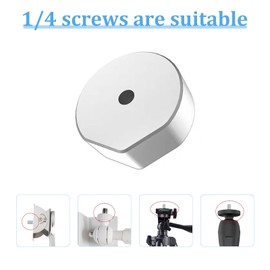 MeYuxg Starlink Mini Aluminum Alloy Tripod Adapter Aluminum Alloy Tripod Adapter for Starlink Mini 1/4" Starlink Mini Tripod Adapter for Common Tripod Sizes