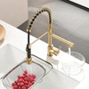 Benicabaly Enhance Kitchen Efficiency with Pull Down Sprayer Faucet, Dual-Function