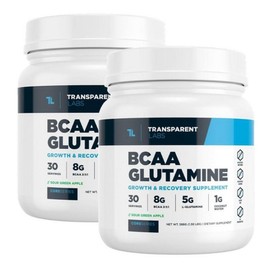 Transparent Labs BCAA Glutamine Sour Green Apple 588g, 2 packs / 트랜스패런트 랩스 BCAA 글루타민 사워 그린 애플 588g, 2개