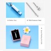 12 Birthstone Bar Cremation Necklace for Women Men Stainless Steel
