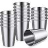 Baderke 16 Pack Stainless Steel Cups for Kids and Adult