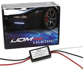 iJDMTOY (1) LED Daytime Running Light Automatic On/Off Switch Controller Module Box (Enable DRL Turn On When Engine Starts)