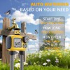 TRJZWA Sprinkler Timer Brass Swivel Water Timer for Garden Hose