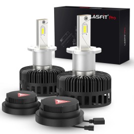 Lasfit Pro Series H11 / D5S LED Bulbs for Chevy Silverado 1500 2014-2022 100W - 2016-2018 HID to LED