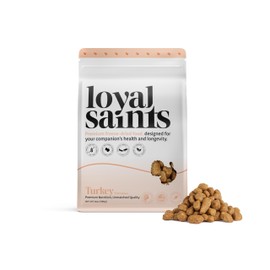 Loyal Saints Freeze Dried Raw Dog Food - Premium Turkey and Salmon Flavor with High Protein and Grain Free Dog Food for All Breeds and Picky Eaters - Versatile as Meal Topper, Snack, and Treats, 14 Oz
