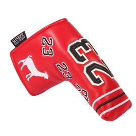 SHABIER Golf Putter Cover for Blade Golf Putter Head Cover (Horizontal No.23) Red