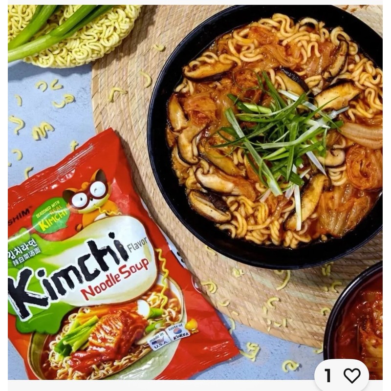 Nongshim Kimchi Spicy Red Chili Ramyun Ramen Noodle Soup Pack