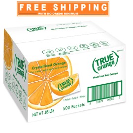 TRUE orange Flavor Packets, 500 ct.