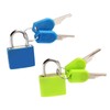 Yesmin 2 Pcs Luggage Lock with Key,Mini Padlock Luggage Lock