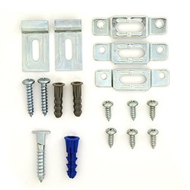 ART DISPLAY SYSTEMS Sec_1-b Complete Set Security Hanger Hardware Brackets for Art Picture Frame