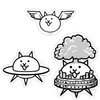 Nyanko Dai Shoten Original Sticker Set Nekonotori Nyanko Great War