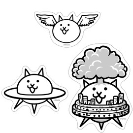 Nyanko Dai Shoten Original Sticker Set Nekonotori Nyanko Great War