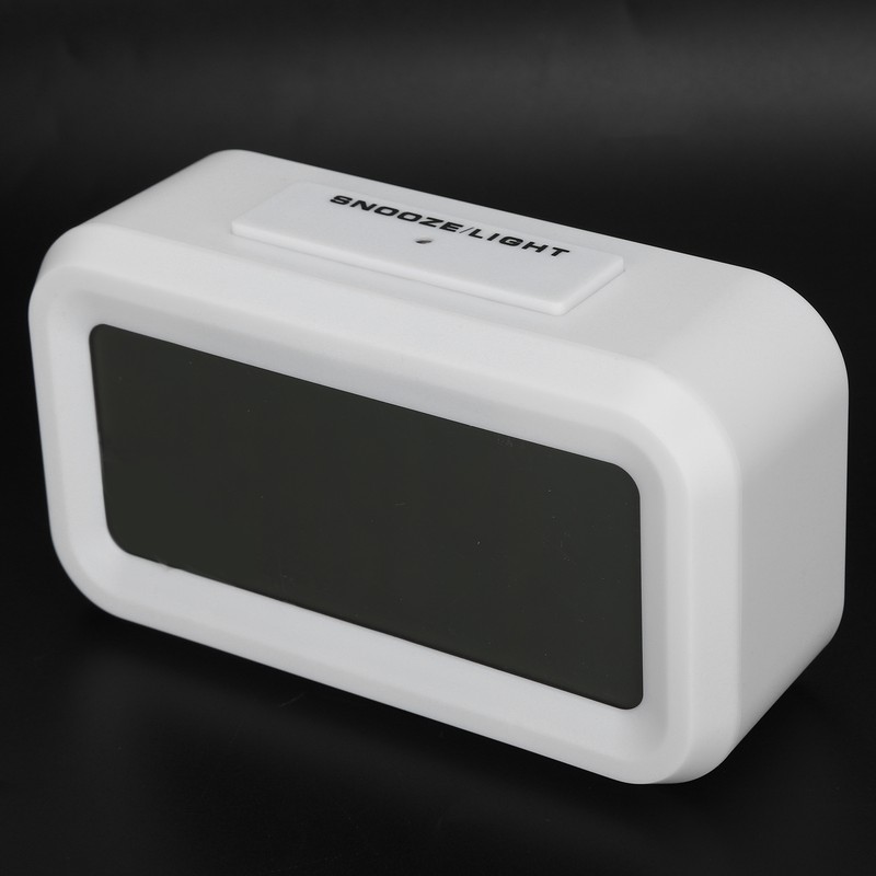 LCD Electronic Clock Large Screen Mute Smart Time Temperature Display