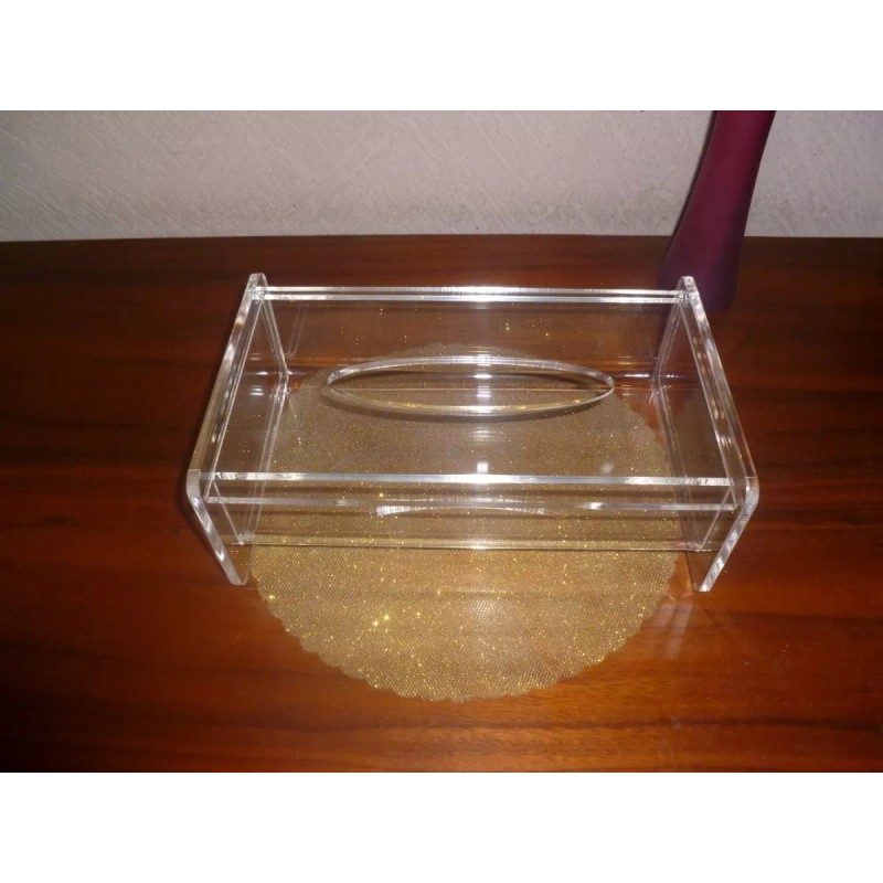 Detales y Recuerdos Kleenera Acrílico Tranps Estuche Pañuelo Klinera Baño