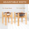 Elevated Dog Bowl Stand,Adjustable Dog Food Stand for 7”-10” Bowls,Single