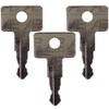 APUK 3x Ignition Switch Key Replacement for John Deere 2040