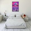Opticz Mushroom Ripple Blacklight Poster 23 x 35in