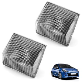 2x Side Indicator Repeater Light Lamp Lens Right and Left Side For Renault Clio Mk3 2005-2014 8200343322