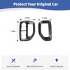 RT-TCZ for Silverado Dash Side Air AC Vents Cover Trim