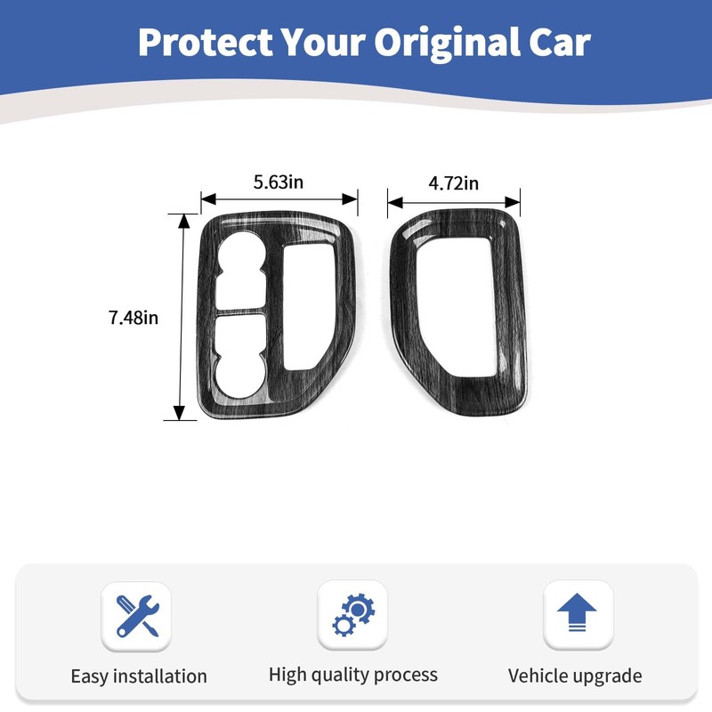 RT-TCZ for Silverado Dash Side Air AC Vents Cover Trim
