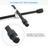 RockTrix 14" 4-Way Adjustable Sliding Cross Lug Wrench for Tire