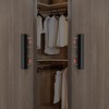 homdiy 10 Pack Adjustable Black Cabinet Pulls 1" to 4"