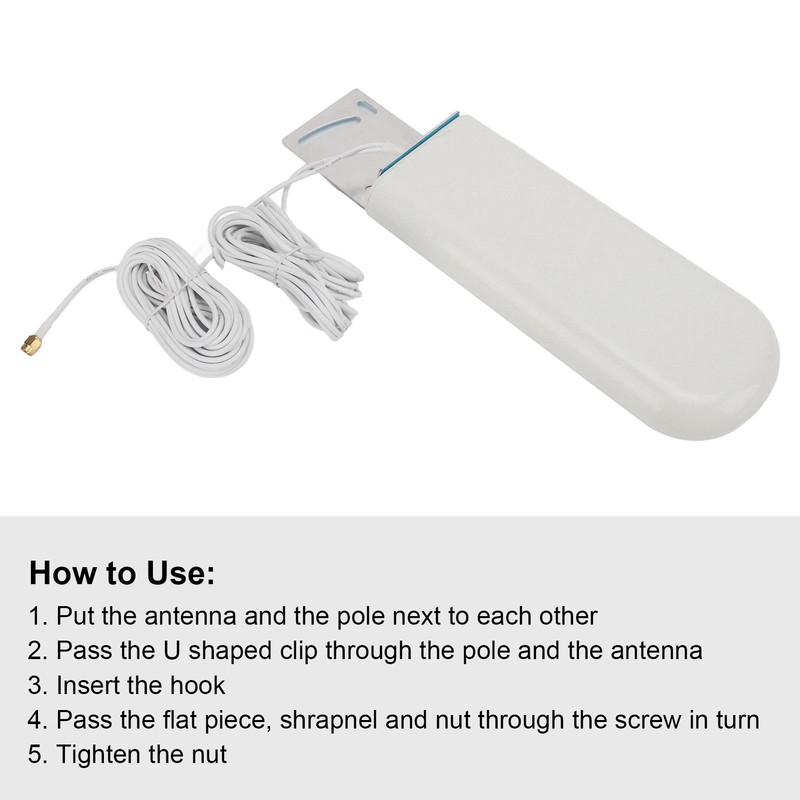 4G Antenna LTE External SMA Male High Gain 20-25DBI Router