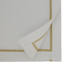 Embroidered Border Table Runner