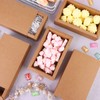 26 PCS Rectangle Drawer Kraft Boxes Small Crafts Cardboard Present