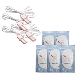 WNL Products XFT-PC-4Pack Infant Replacement Connector Cables for WNL AED Trainer & WNL Products Child AED Trainer Pads - 5 Pack Replacement Practi-Trainer Electrode Pads