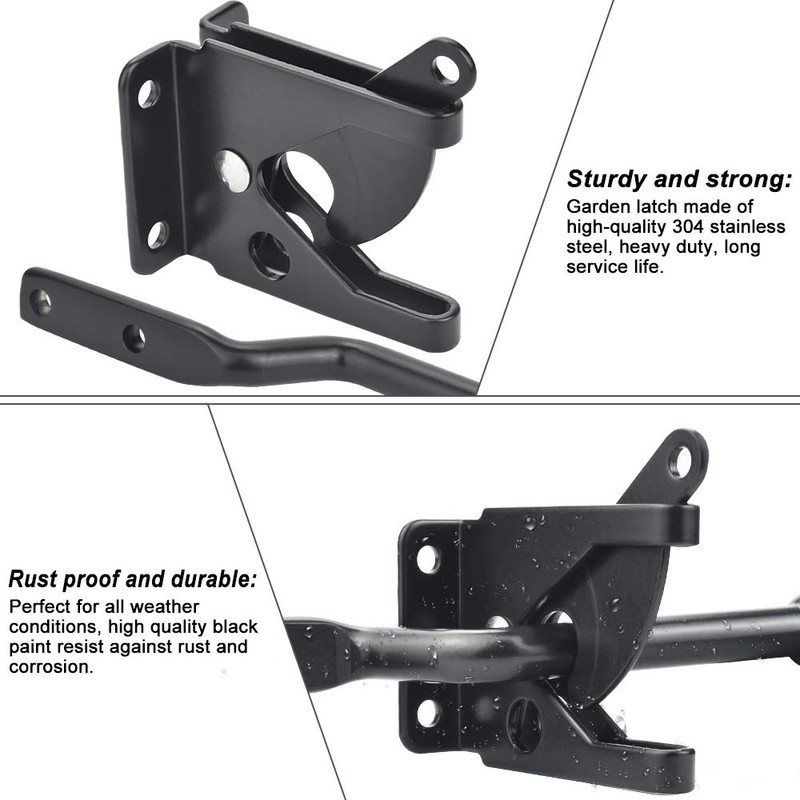 Favengo Garden Gate Latch Stainless Steel Garden Gate Latch Throw