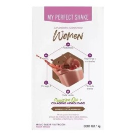 My Perfect Shake Women Coenzima & Colágeno Hidrolizado 1kg Sabor Expresso Cocoa