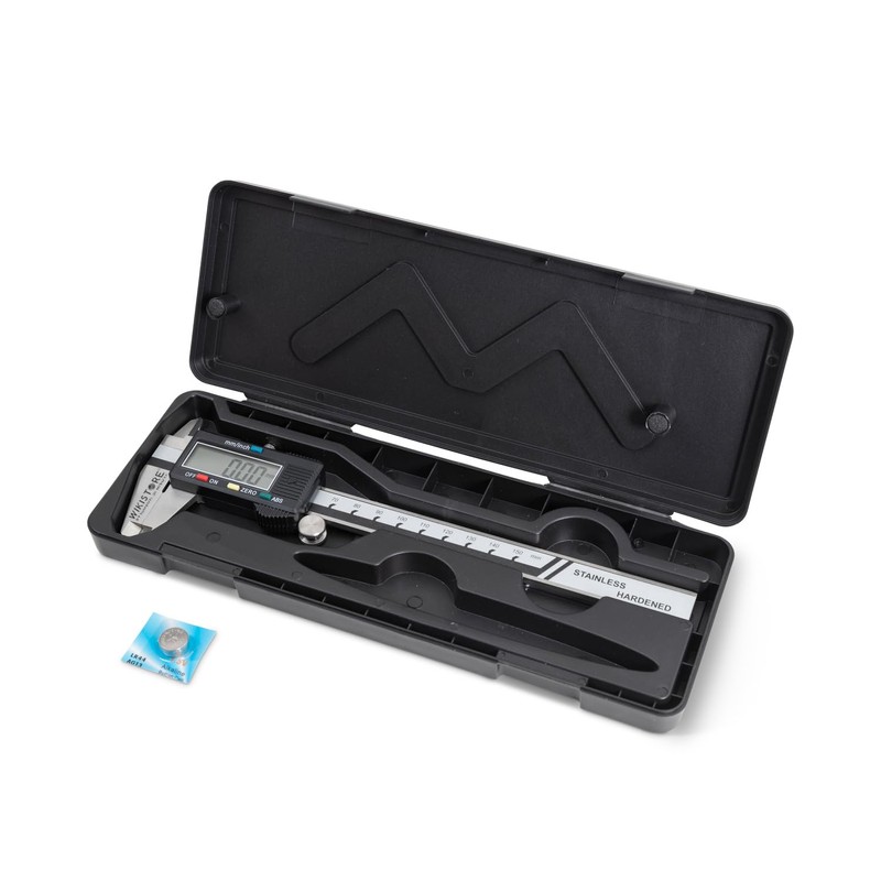 WIKISTORE Digital Pocket Caliper 150 mm with 4 Functions, Analogue
