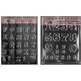 Hebrew letters alphabet letters and numbers greek alphabet Chocolate Candy Mold With © Candy Making Instruction