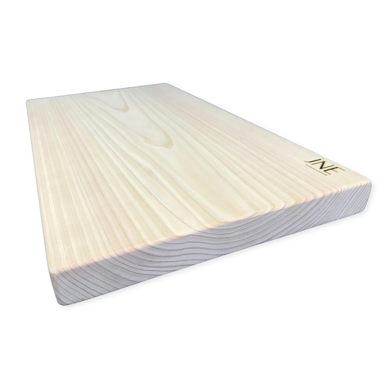 Hinoki Cypress Reversible Wood Cutting Board, 17.3" x 9.5" x1.2",