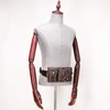 Mens Fanny Pack, Rugged Genuine Leather Waist Bags for Men