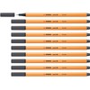 STABILO STABILO - Fineliner - point 88-10er Pack - schwarzgrau