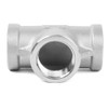 3 Way Pipe Fitting, Stainless Steel Tee Connector with 3/4"