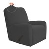 Easy-Going Stretch Recliner Chair Sofa Slipcover Washable Dark Gray