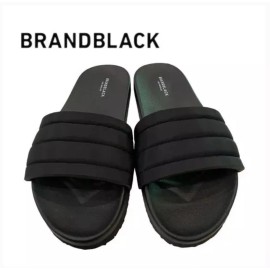 Brandblack *NIB* BRANDBLACK Los Angeles Black Bonito Slide/Sandal Unisex US Wm Size 9