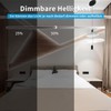 Yeewhale Cob LED Strip 15 m, App Control, with Remote