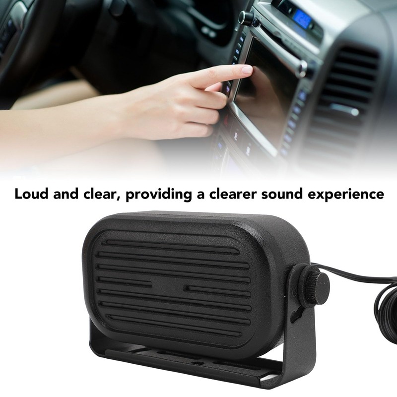 3.5mm Car External Speaker,Loud and Clear Sound Mini External Speaker,Long
