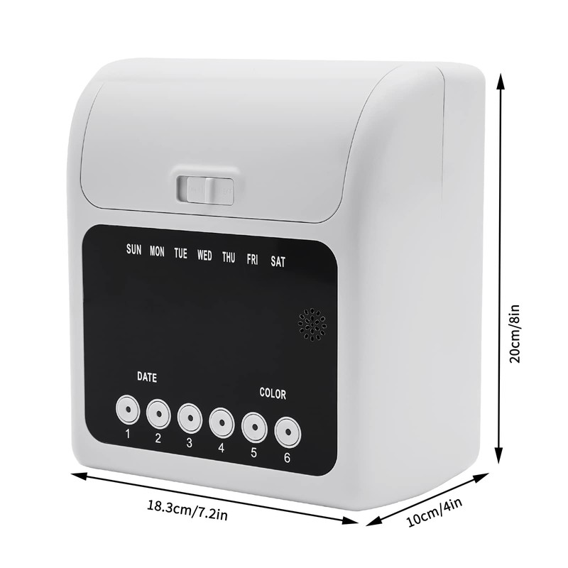 Electronic Calculating Time Clock, Employees in/Out Time Tracker, Small Business
