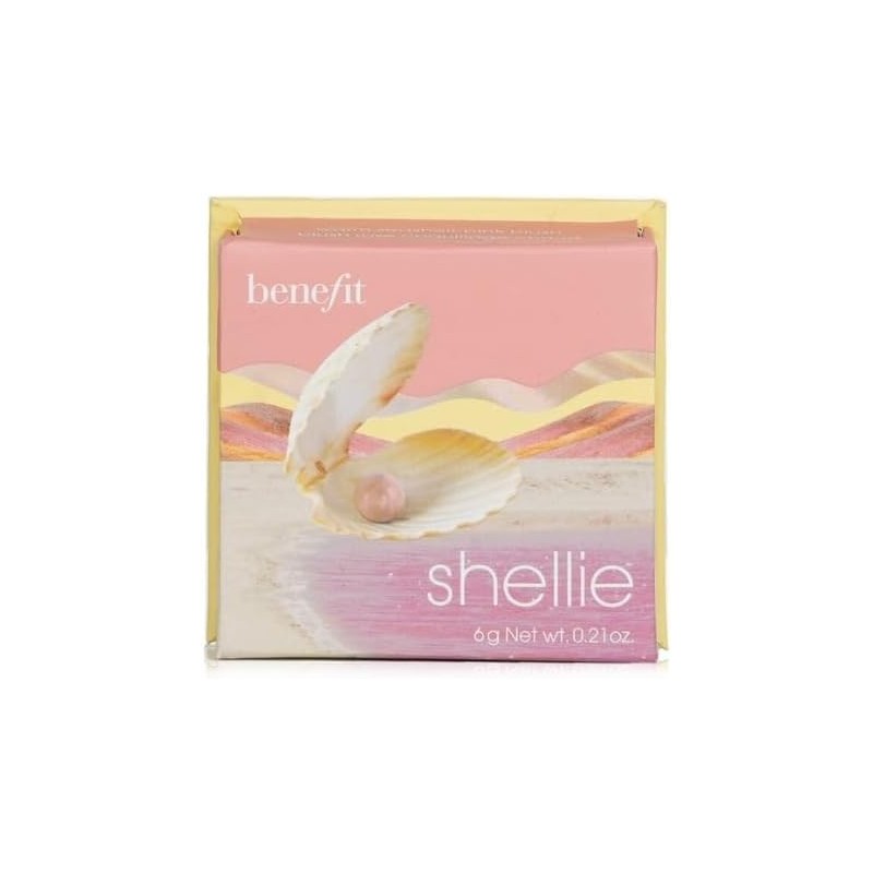 Benefit Shellie Warm Seashell-Pink Blush Mini, 0.21 Ounce