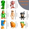 PYBHMYTR Tralalero Tralala Action Figure, 8PCS Italian Brainrot Meme Shark