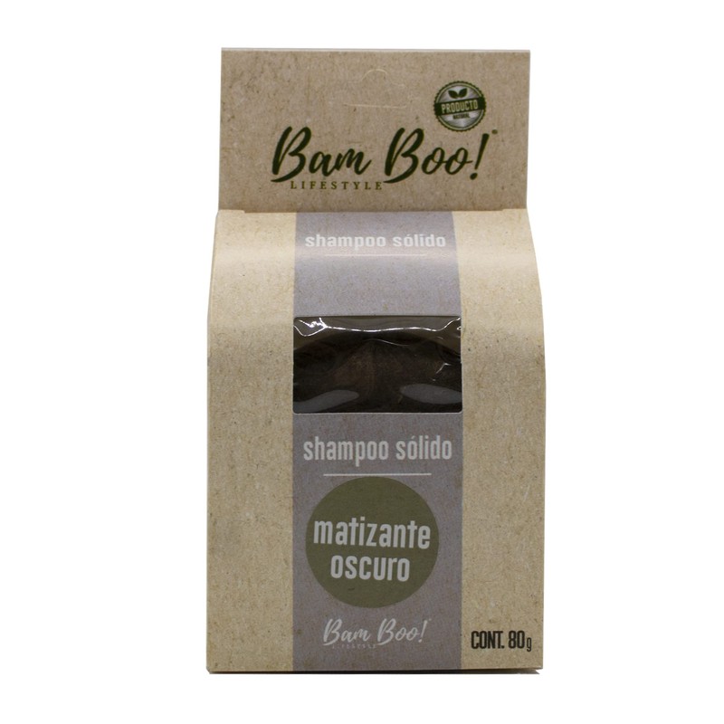 Shampoo Sólido Artesanal Matizante Claro 80 g Bam Boo! Lifestyle