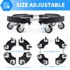 TreeGun Plant Caddy with Wheels Heavy Duty with 8 Lockable