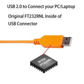 usangreen Micro USB Console Cable FT232RNL Serial Converter Programming Cable for Aruba WiFi AP/22/203/303/345/345/504/505/515/535/555 Flash/Config/Console Cable AP-CBL-SERU JY728A USB