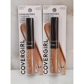 COVERGIRL Lot Of 2- Covergirl Clean Invisible Concealer #123 Warm Nude.